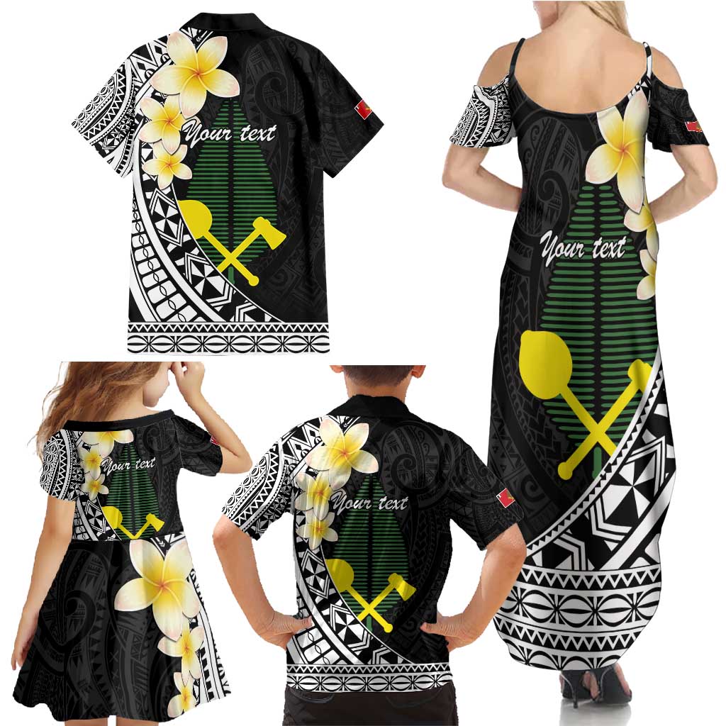Alo Chiefdom Wallis and Futuna Personalized Family Matching Summer Maxi Dress and Hawaiian Shirt Frangipani Flowers Polynesian Pattern LT9 - Polynesian Pride