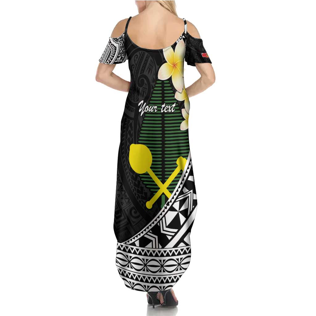 Alo Chiefdom Wallis and Futuna Personalized Family Matching Summer Maxi Dress and Hawaiian Shirt Frangipani Flowers Polynesian Pattern LT9 - Polynesian Pride