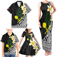 Alo Chiefdom Wallis and Futuna Personalized Family Matching Tank Maxi Dress and Hawaiian Shirt Frangipani Flowers Polynesian Pattern LT9 - Polynesian Pride