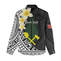 Alo Chiefdom Wallis and Futuna Personalized Women Casual Shirt Frangipani Flowers Polynesian Pattern LT9 - Polynesian Pride