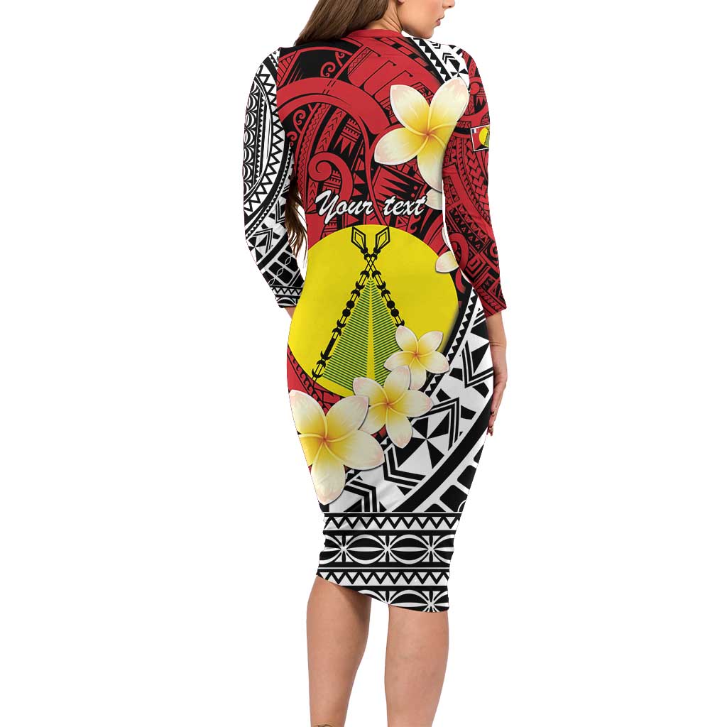 Sigave Chiefdom Wallis and Futuna Personalized Family Matching Long Sleeve Bodycon Dress and Hawaiian Shirt Frangipani Flowers Polynesian Pattern LT9 - Polynesian Pride
