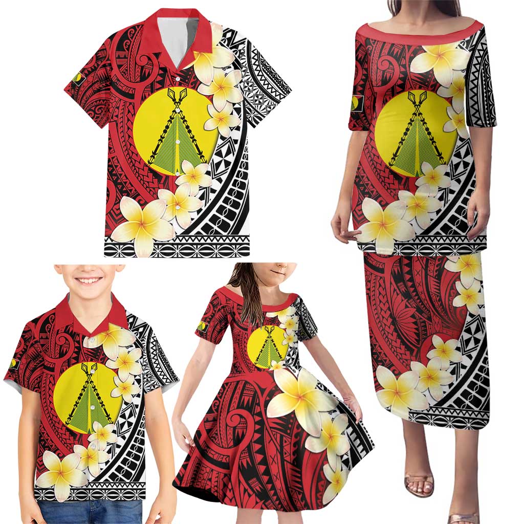 Sigave Chiefdom Wallis and Futuna Personalized Family Matching Puletasi and Hawaiian Shirt Frangipani Flowers Polynesian Pattern LT9 - Polynesian Pride