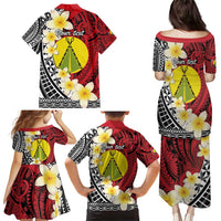 Sigave Chiefdom Wallis and Futuna Personalized Family Matching Puletasi and Hawaiian Shirt Frangipani Flowers Polynesian Pattern LT9 - Polynesian Pride