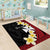 Uvea Chiefdom Wallis and Futuna Personalized Area Rug Frangipani Flowers Polynesian Pattern