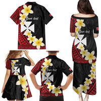 Uvea Chiefdom Wallis and Futuna Personalized Family Matching Puletasi and Hawaiian Shirt Frangipani Flowers Polynesian Pattern LT9 - Polynesian Pride