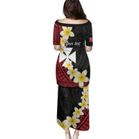 Uvea Chiefdom Wallis and Futuna Personalized Family Matching Puletasi and Hawaiian Shirt Frangipani Flowers Polynesian Pattern LT9 - Polynesian Pride