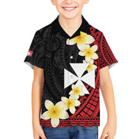 Uvea Chiefdom Wallis and Futuna Personalized Hawaiian Shirt Frangipani Flowers Polynesian Pattern