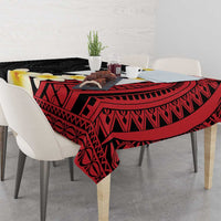 Uvea Chiefdom Wallis and Futuna Personalized Tablecloth Frangipani Flowers Polynesian Pattern