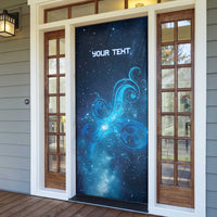 New Zealand Nurses RN Personalised Door Cover Galaxy Stethoscope Maori Motif