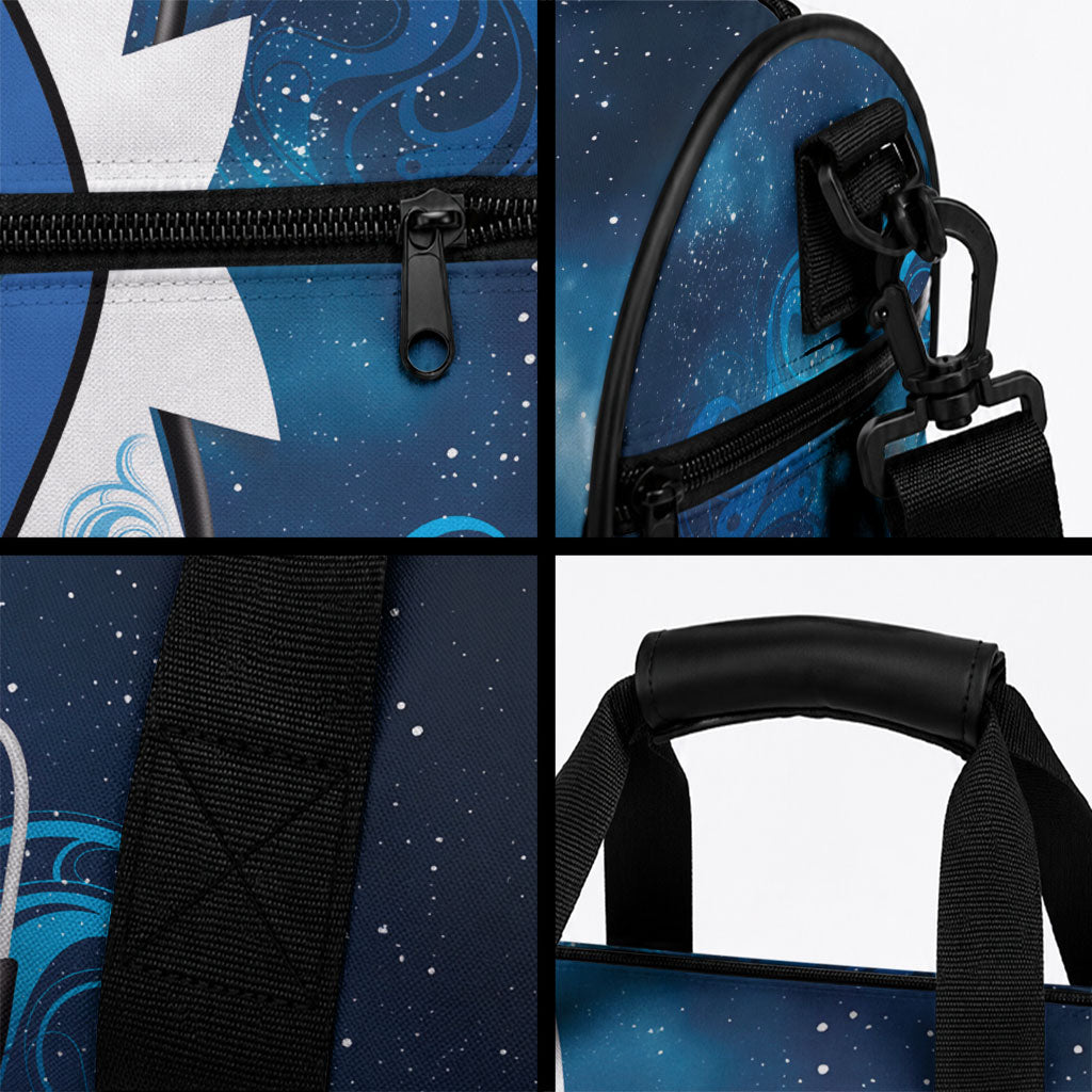 New Zealand Nurses RN Duffle Bag Galaxy Stethoscope Maori Motif LT9 - Polynesian Pride