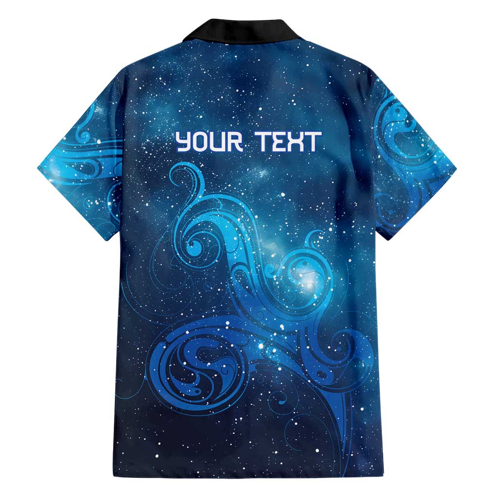 New Zealand Nurses RN Personalised Family Matching Puletasi and Hawaiian Shirt Galaxy Stethoscope Maori Motif LT9 - Polynesian Pride