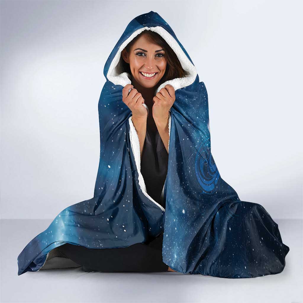 New Zealand Nurses RN Hooded Blanket Galaxy Stethoscope Maori Motif