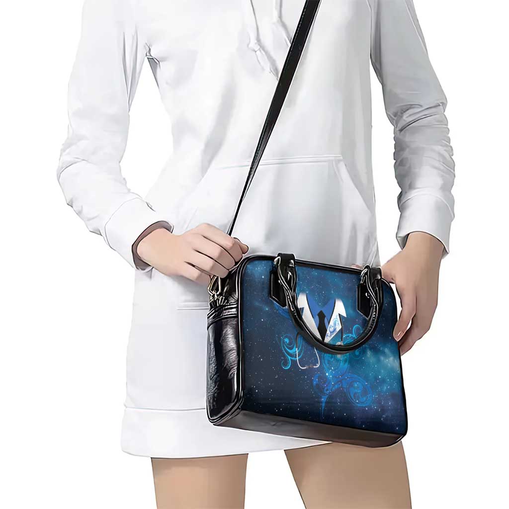 New Zealand Nurses RN Shoulder Handbag Galaxy Stethoscope Maori Motif LT9 - Polynesian Pride