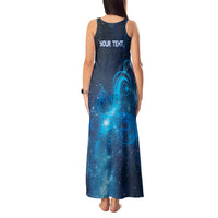 New Zealand Nurses RN Personalised Tank Maxi Dress Galaxy Stethoscope Maori Motif