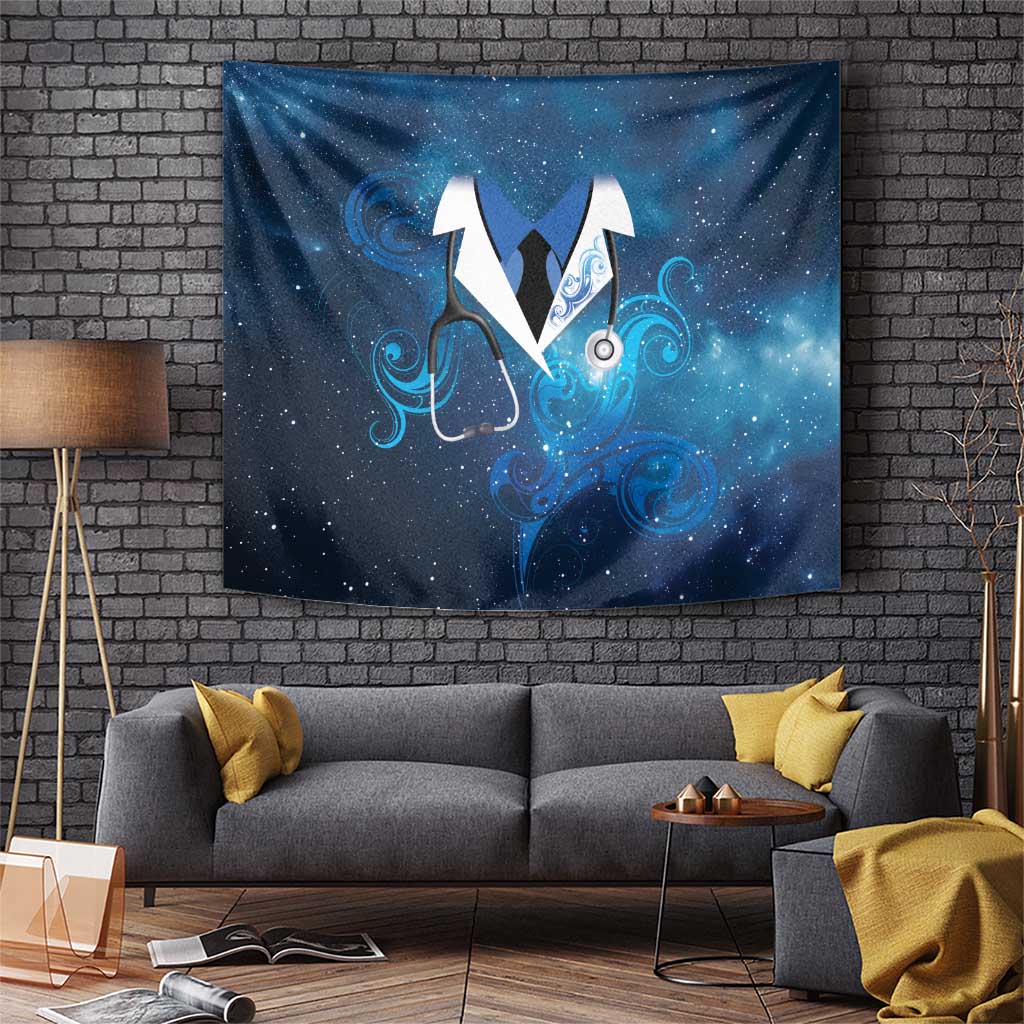 New Zealand Nurses RN Tapestry Galaxy Stethoscope Maori Motif