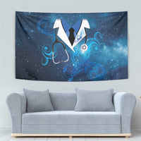 New Zealand Nurses RN Tapestry Galaxy Stethoscope Maori Motif
