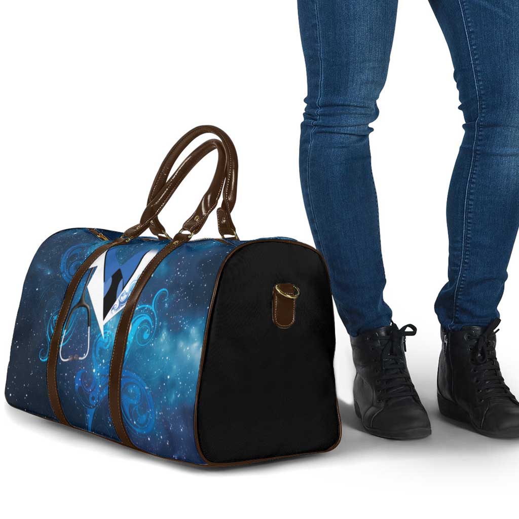 New Zealand Nurses RN Travel Bag Galaxy Stethoscope Maori Motif