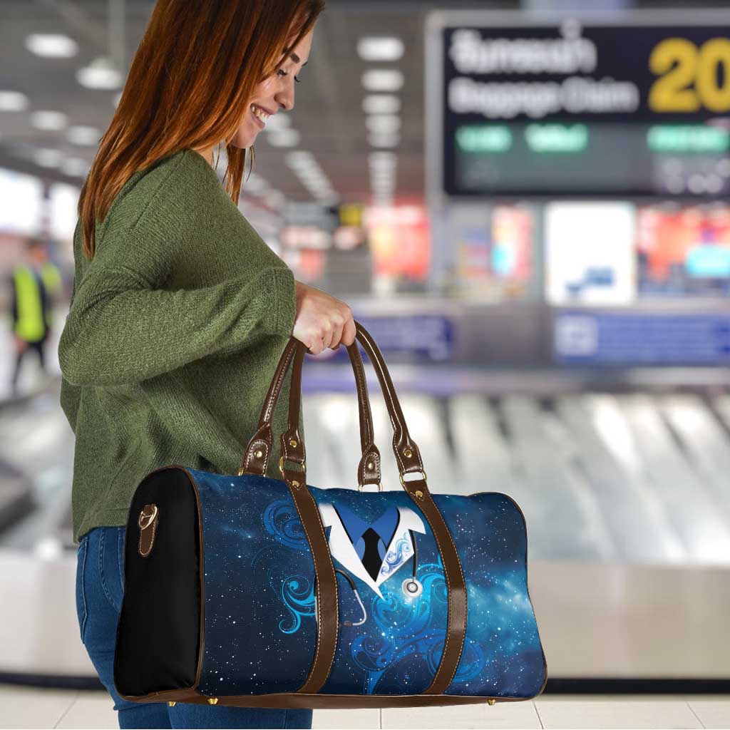 New Zealand Nurses RN Travel Bag Galaxy Stethoscope Maori Motif