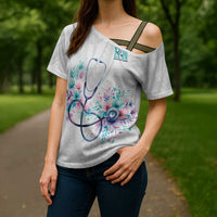 New Zealand Nurses RN Personalised Cross Shoulder Shirt Stethoscope Floral Maori Motif LT9 - Polynesian Pride