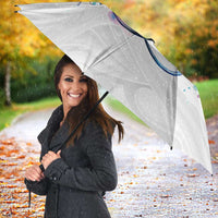 New Zealand Nurses RN Personalised Umbrella Stethoscope Floral Maori Motif