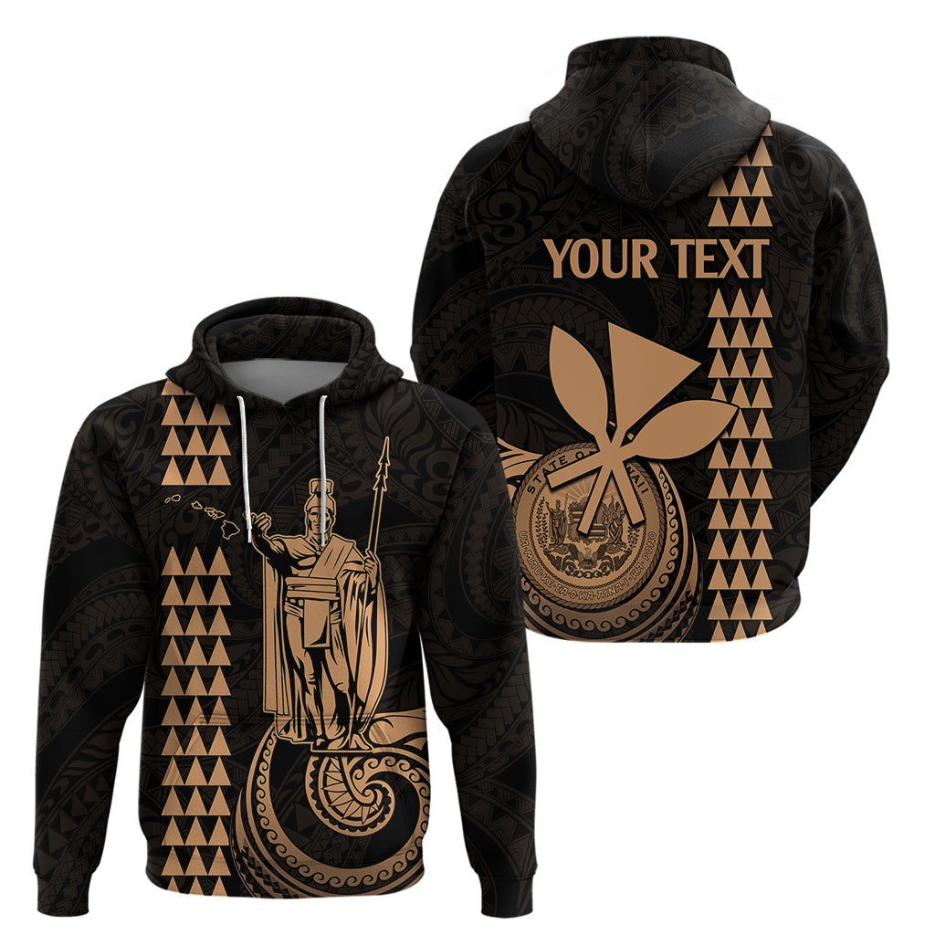 Custom Hawaii Hoodie King Kamehameha Nude LT9 - Polynesian Pride