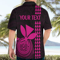 Custom Hawaii Hawaiian Shirt King Kamehameha - Pink LT9 - Polynesian Pride
