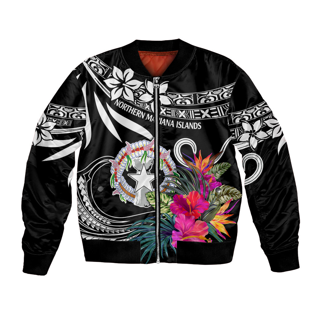 Northern Mariana Islands Bomber Jacket Happy Independence Day LT9 Unisex White - Polynesian Pride