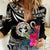 Northern Mariana Islands Women Casual Shirt Happy Independence Day LT9 Female White - Polynesian Pride
