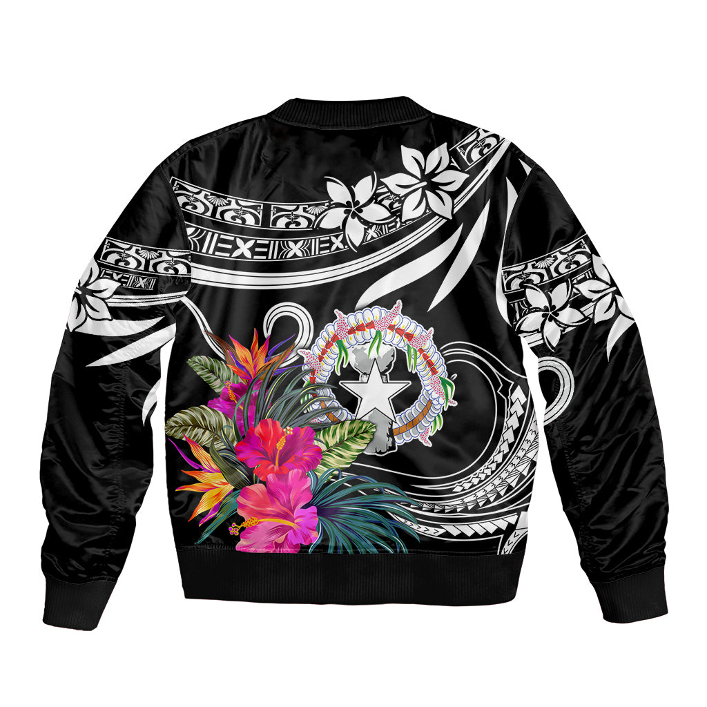 Custom Northern Mariana Islands Bomber Jacket Happy Independence Day LT9 - Polynesian Pride