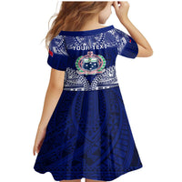 Personalised Samoa Coat Of Arms Family Matching Mermaid Dress and Hawaiian Shirt With Polynesian Pattern Version LT9 - Polynesian Pride