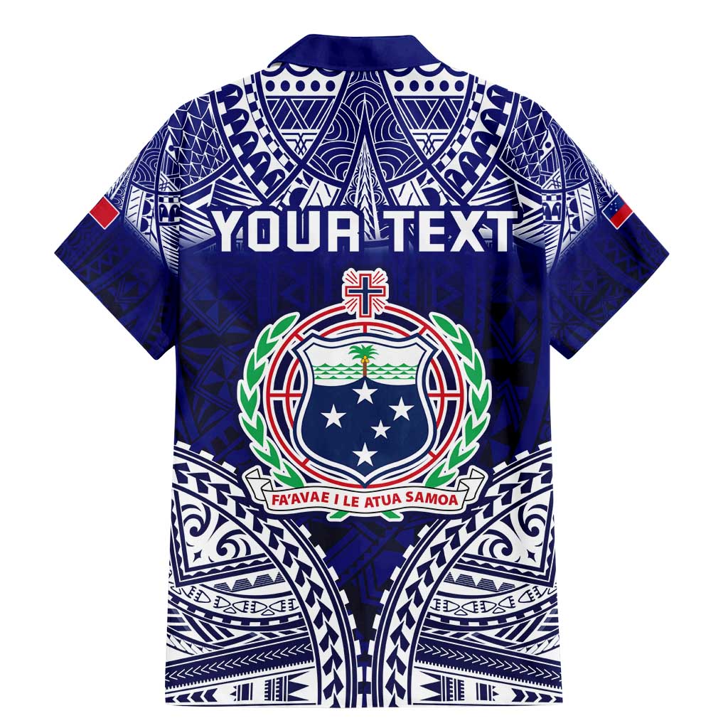 Personalised Samoa Coat Of Arms Family Matching Mermaid Dress and Hawaiian Shirt With Polynesian Pattern Version LT9 - Polynesian Pride