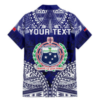 Personalised Samoa Coat Of Arms Family Matching Mermaid Dress and Hawaiian Shirt With Polynesian Pattern Version LT9 - Polynesian Pride