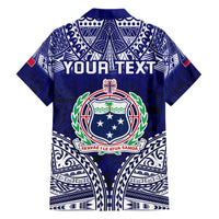 Personalised Samoa Coat Of Arms Family Matching Short Sleeve Bodycon Dress and Hawaiian Shirt With Polynesian Pattern Version LT9 - Polynesian Pride