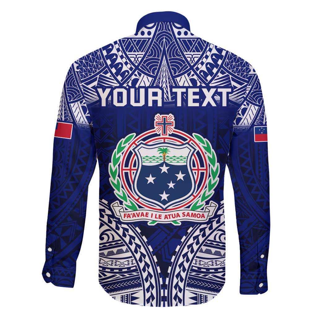 Personalised Samoa Coat Of Arms Family Matching Short Sleeve Bodycon Dress and Hawaiian Shirt With Polynesian Pattern Version LT9 - Polynesian Pride