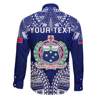 Personalised Samoa Coat Of Arms Family Matching Short Sleeve Bodycon Dress and Hawaiian Shirt With Polynesian Pattern Version LT9 - Polynesian Pride
