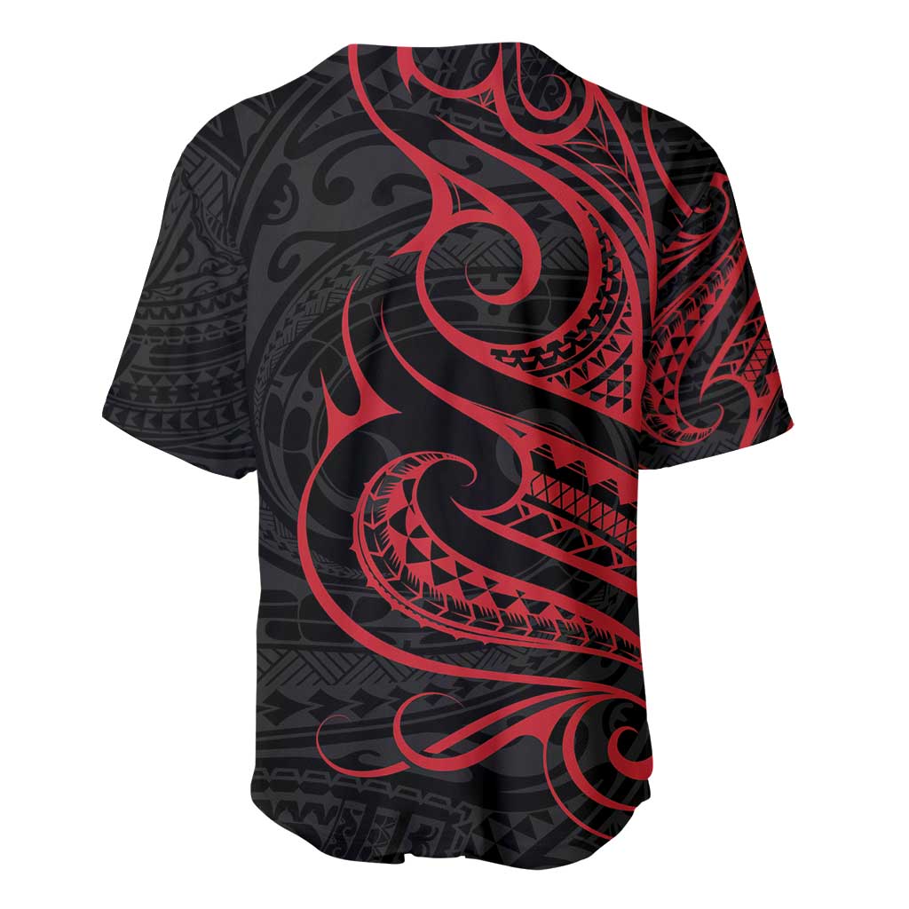 Tahitian Coat Of Arm and Tiare Flower Baseball Jersey Polynesian Tribal Tattoo LT9 - Polynesian Pride
