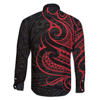 Tahitian Coat Of Arm and Tiare Flower Family Matching Short Sleeve Bodycon Dress and Hawaiian Shirt Polynesian Tribal Tattoo LT9 - Polynesian Pride