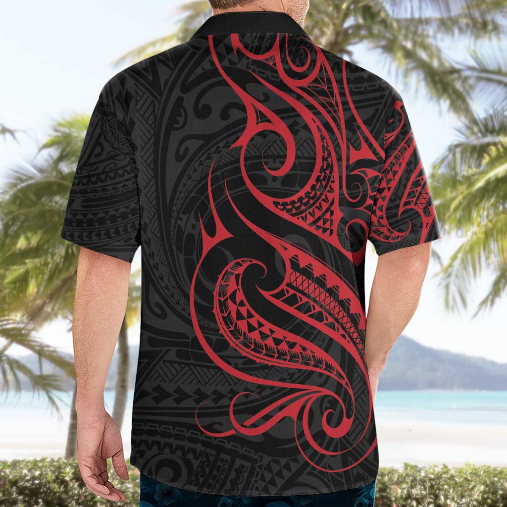 Tahitian Coat Of Arm and Tiare Flower Hawaiian Shirt Polynesian Tribal Tattoo LT9 - Polynesian Pride