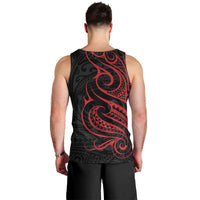 Tahitian Coat Of Arm and Tiare Flower Men Tank Top Polynesian Tribal Tattoo LT9 - Polynesian Pride