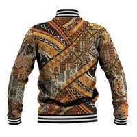 Hawaiian Style Tapa Baseball Jacket Vintage Seamless Pattern - Polynesian Pride