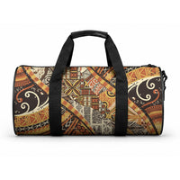 Hawaiian Style Tapa Duffle Bag Vintage Seamless Pattern LT9 One size Red - Polynesian Pride