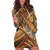 Hawaiian Style Tapa Hoodie Dress Vintage Seamless Pattern - Polynesian Pride