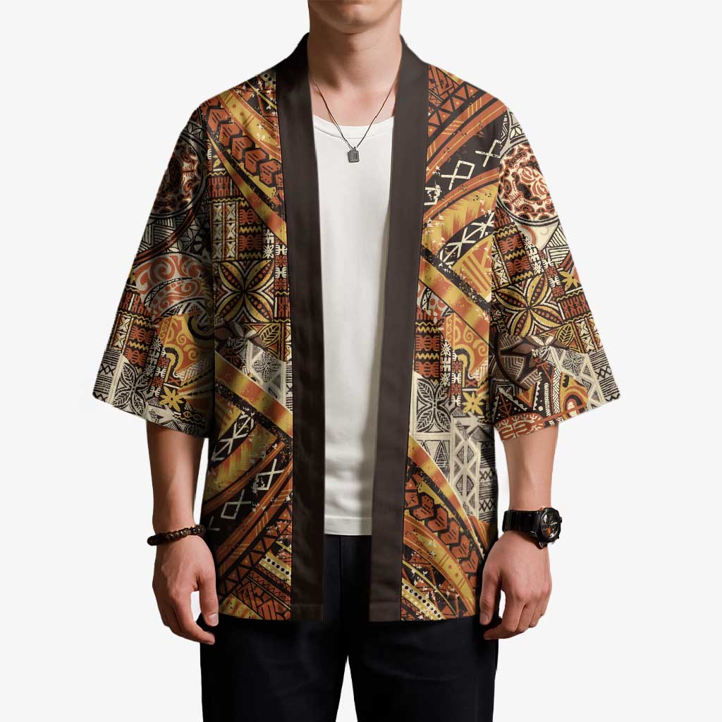 Hawaiian Style Tapa Kimono Vintage Seamless Pattern - Polynesian Pride