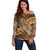 Hawaiian Style Tapa Off Shoulder Sweater Vintage Seamless Pattern - Polynesian Pride