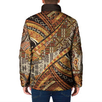 Hawaiian Style Tapa Padded Jacket Vintage Seamless Pattern - Polynesian Pride