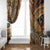 Hawaiian Style Tapa Window Curtain Vintage Seamless Pattern - Polynesian Pride