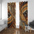 Hawaiian Style Tapa Window Curtain Vintage Seamless Pattern - Polynesian Pride