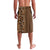 Hawaiian Tribal Elements Hibiscus Lavalava Gold Pattern - Polynesian Pride