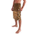 Hawaiian Tribal Elements Hibiscus Lavalava Gold Pattern - Polynesian Pride