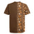 Hawaiian Tribal Elements Hibiscus Rugby Jersey Gold Pattern - Polynesian Pride